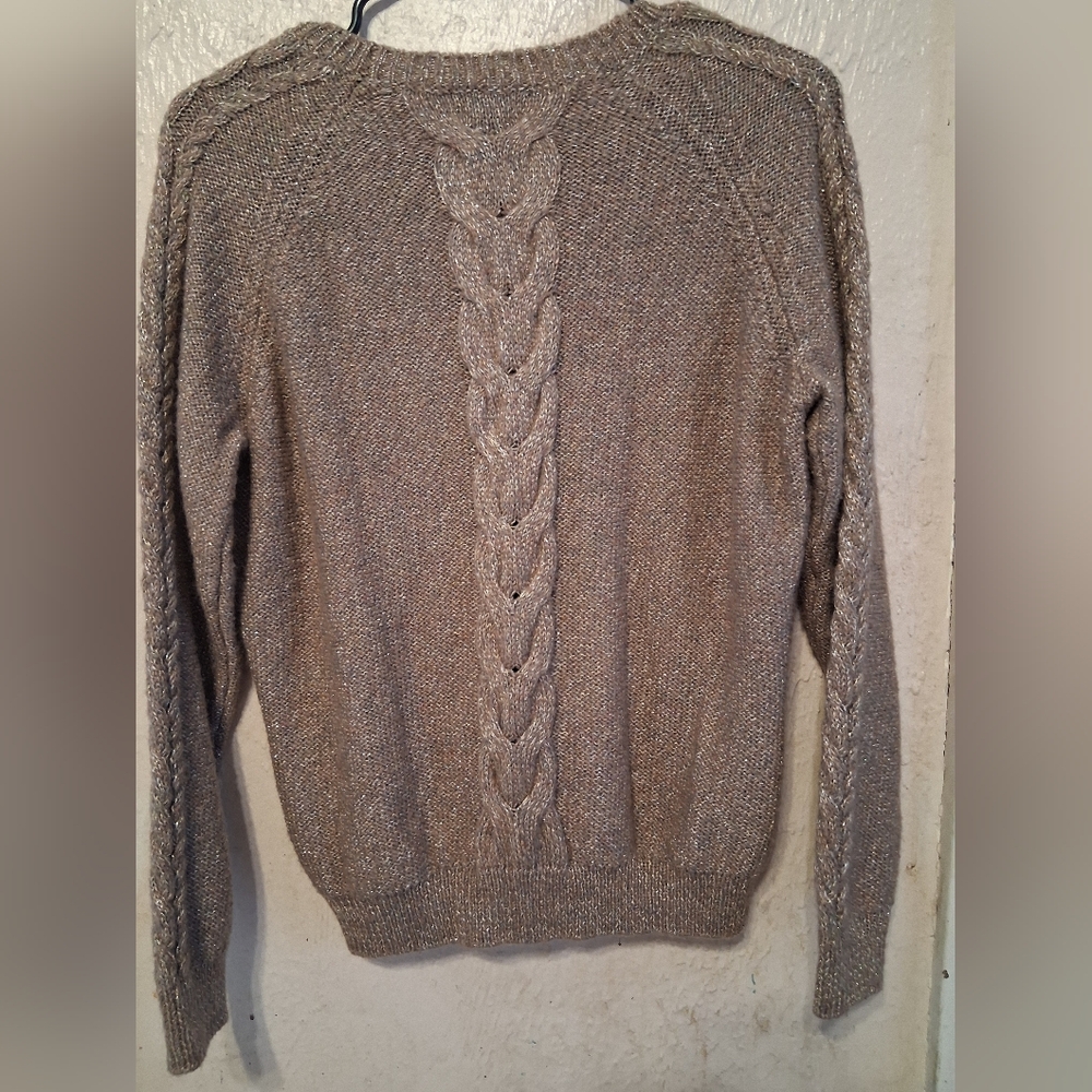 💥H&M Cable Knit Sweater | Cozy Neutral Chic ✨ Size L - Picture 3 of 7